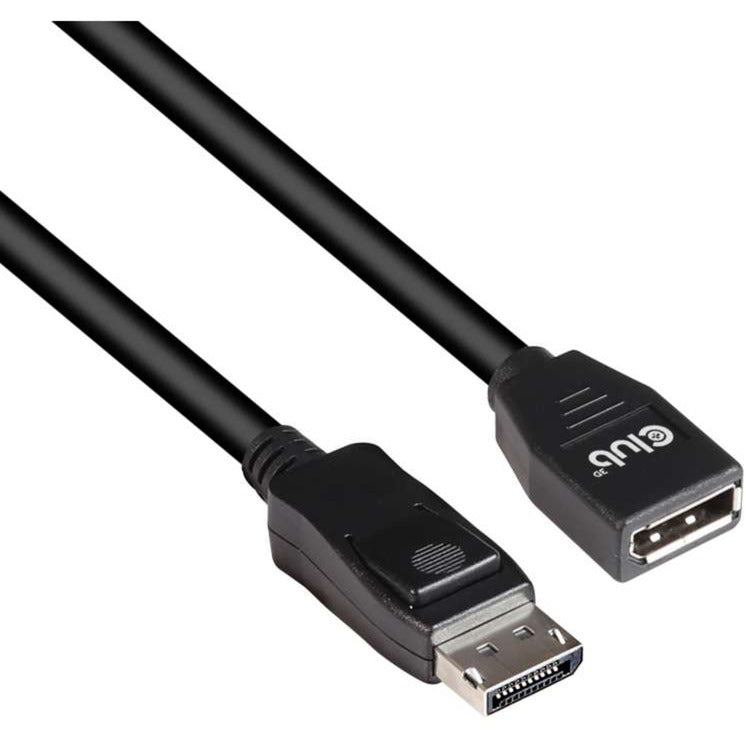Load image into Gallery viewer, Club 3d displayport 1.4 dsc 1.2 hbr3 hdr bidirectionaal kabel (zwart, 3 meter, 8k 60hz)