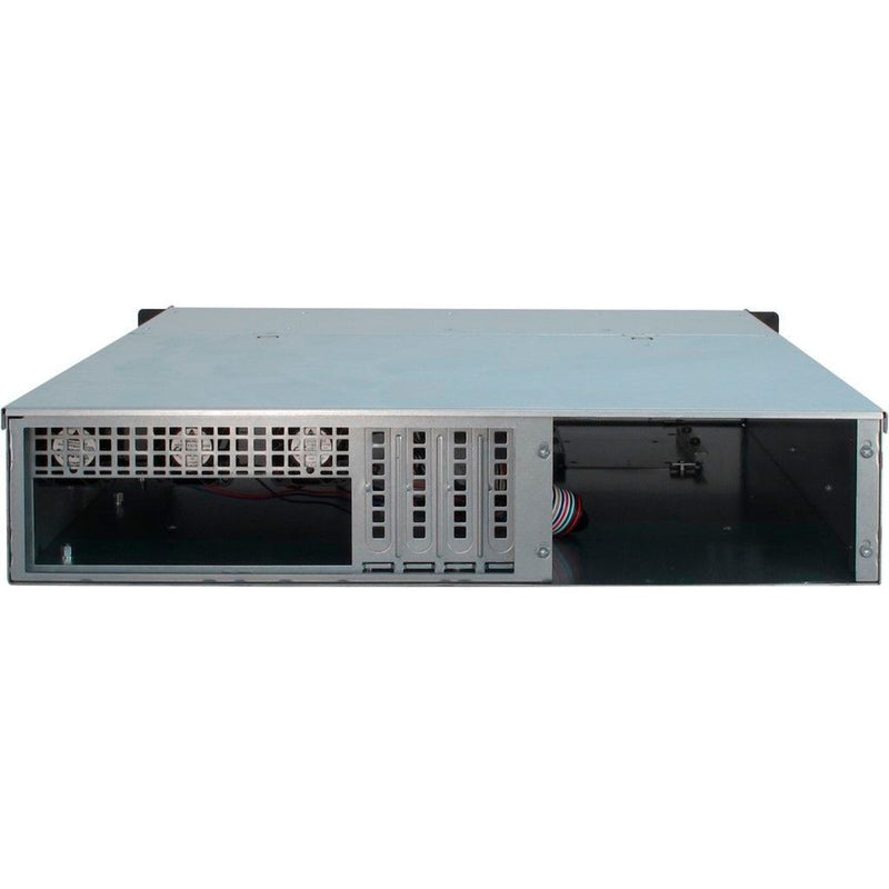 Load image into Gallery viewer, Inter-tech ipc 2u-2404l sata rack behuizing (zwart | 2x usb-a)