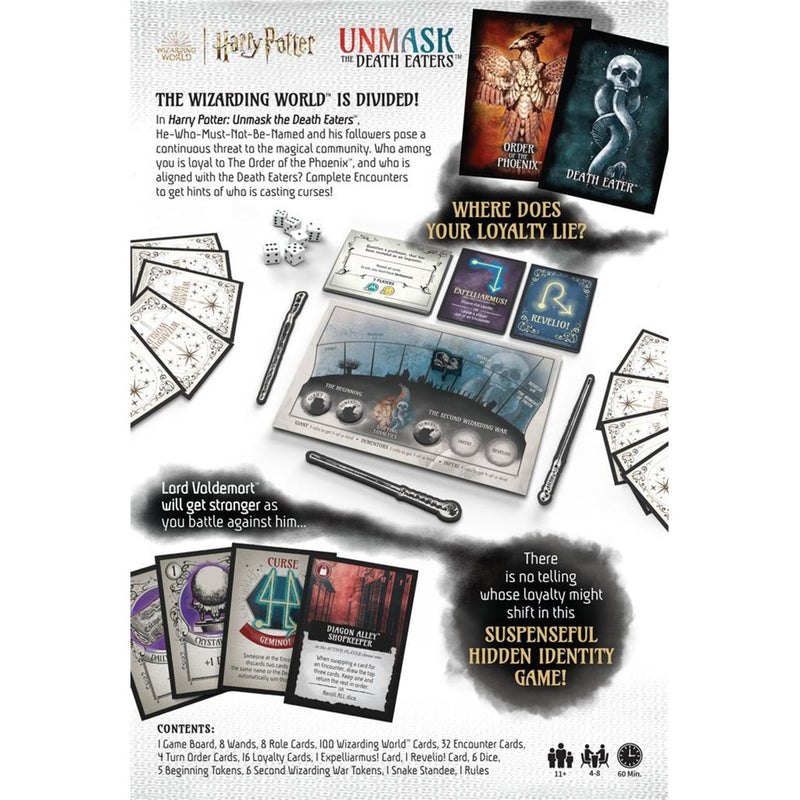Load image into Gallery viewer, European player network harry potter: unmask the death eaters bordspel (engels, 3 - 8 spelers, 60 minuten, vanaf 11 jaar)