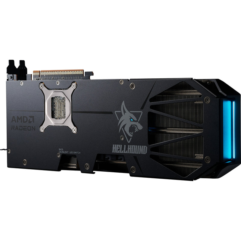 ギャラリービューアに画像をロードする, Powercolor radeon rx 9070 gre hellhound 12gb gddr6 grafische kaart (zwart, rdna4, 3x displayport, 1x hdmi 2.1)