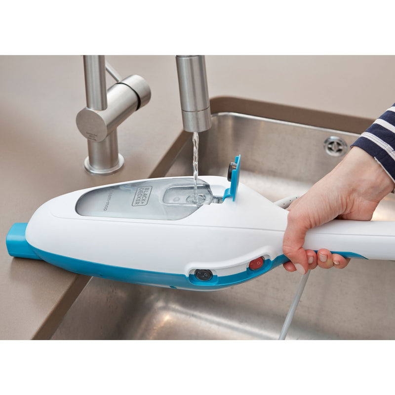 Afbeelding laden in galerijviewer, Black+decker fsmh13e10-qs 1300w 10-in-1 steam-mop met accessoires stoomreiniger (wit)