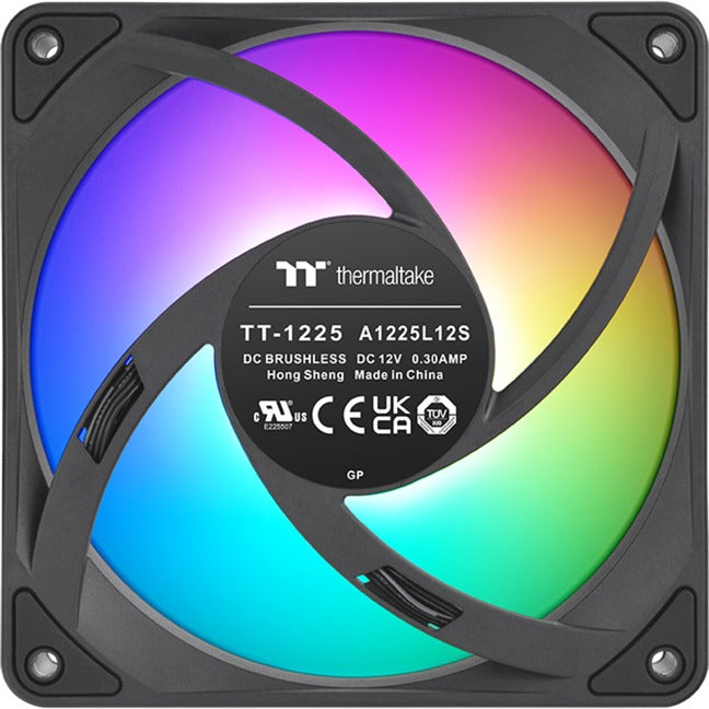 Load image into Gallery viewer, Thermaltake ct120 ex reverse argb sync pc cooling fan (3-fan pack) case fans (zwart, 3 stuks, 120 x 120 x 25 mm, pwm)