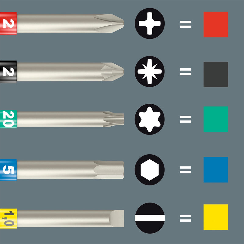 Load image into Gallery viewer, Wera kraftform kompakt 838 ra s imperial set 1 bitset (zwart groen, 14‑delig)