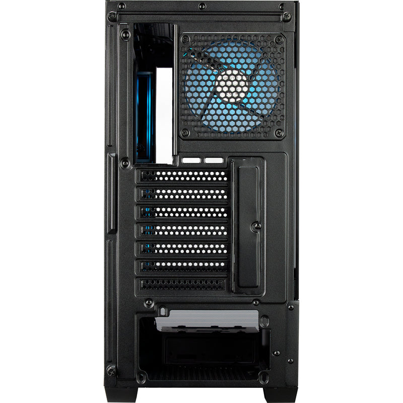 Load image into Gallery viewer, Cooler master elite 690 wood midi tower behuizing (zwart houtkleur | 2x usb-a | 1x usb-c | rgb | tempered glass)