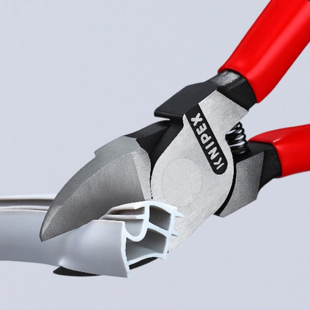 Load image into Gallery viewer, Knipex zijsnijtang voor kunststof 72 01 160 kniptang (rood)