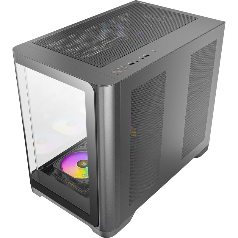 Load image into Gallery viewer, Antec c5 curve argb midi tower behuizing (zwart | 2x usb-a | 1x usb-c | tempered glass)