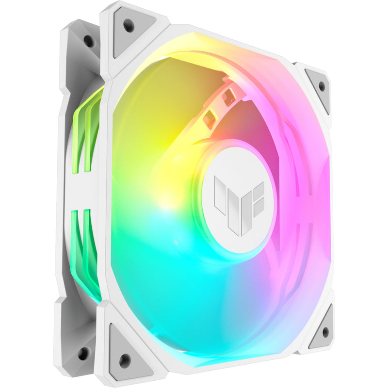 Load image into Gallery viewer, Asus tuf gaming tr120 argb reverse case fan (wit, 120 x 120 x 28 mm)
