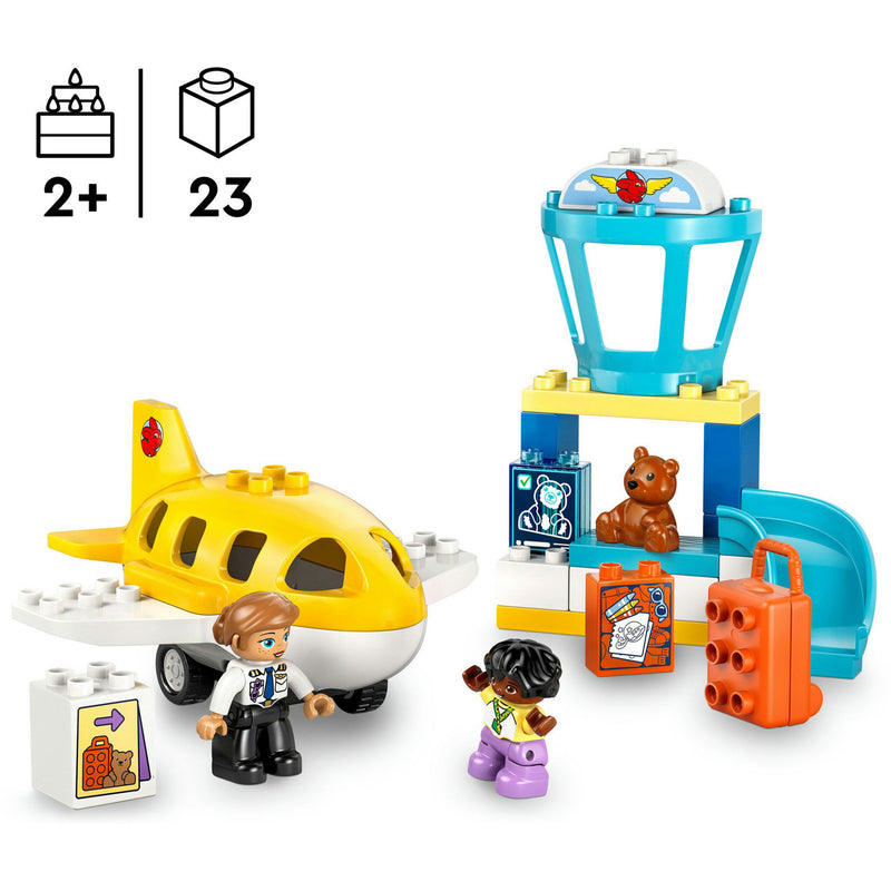 Afbeelding laden in galerijviewer, Lego ® duplo® stad voor het eerst op het vliegveld - 10443