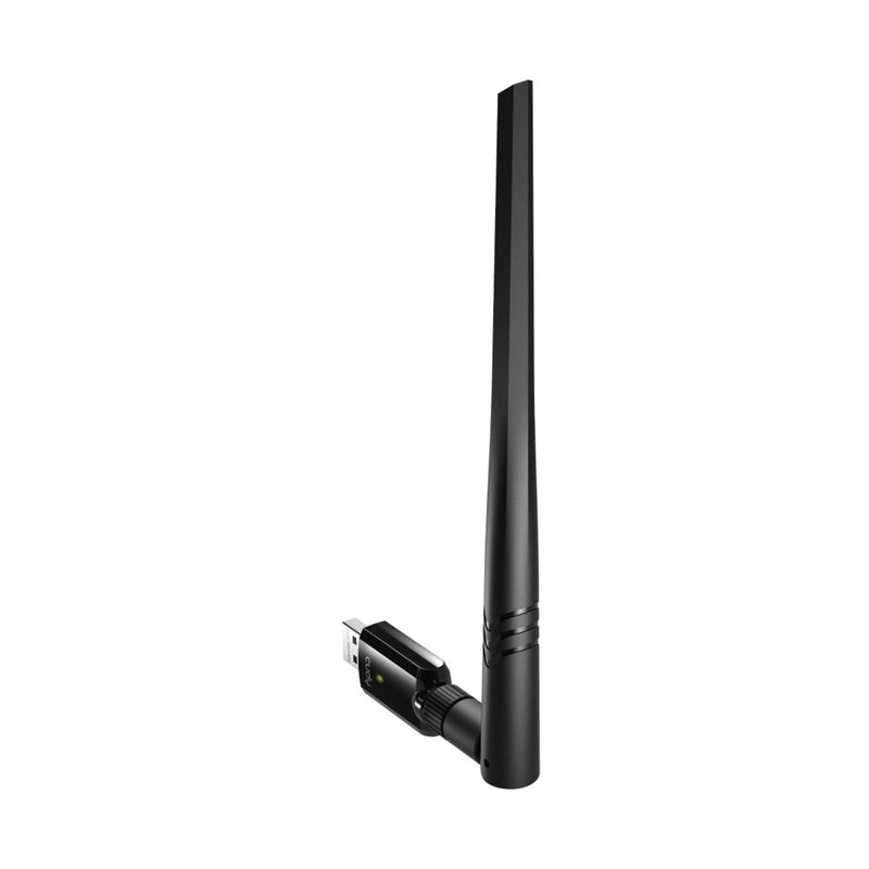 Afbeelding laden in galerijviewer, Cudy ac1300 wi-fi high-gain usb wlan adapter (zwart)