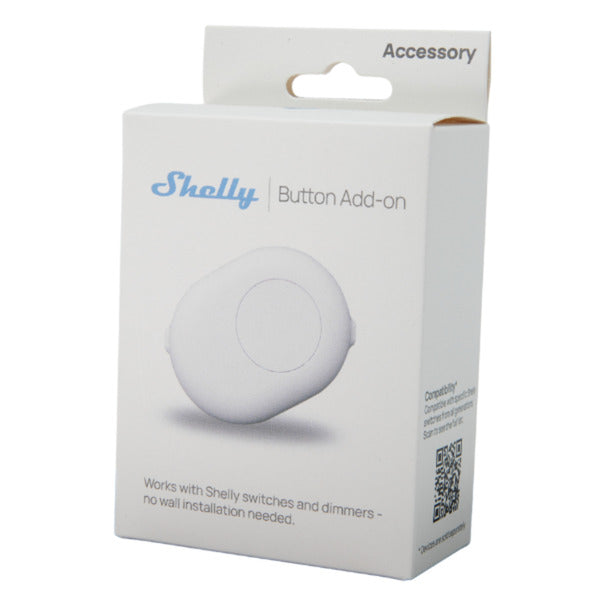 Load image into Gallery viewer, Shelly button add-on schakelaar (wit)