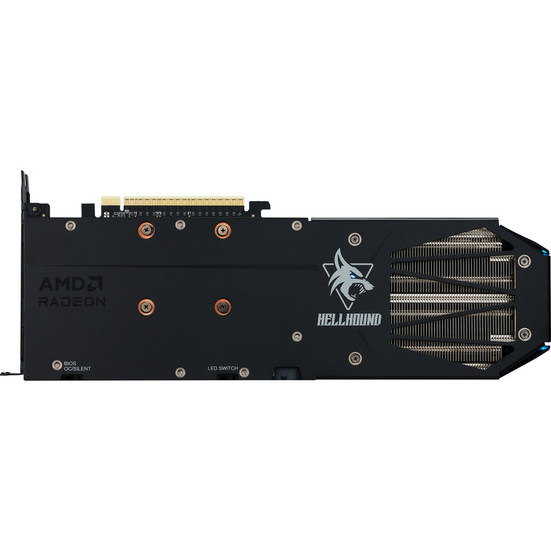 Laden Sie das Bild in Galerie -Viewer, Powercolor radeon rx 9060 xt hellhound 8gb grafische kaart (2x displayport, 1x hdmi)