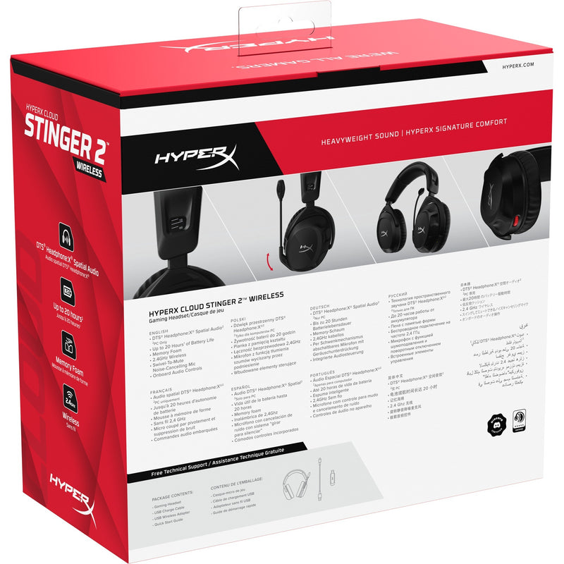 Load image into Gallery viewer, Hyperx cloud stinger 2 wireless over-ear gaming headset (zwart)