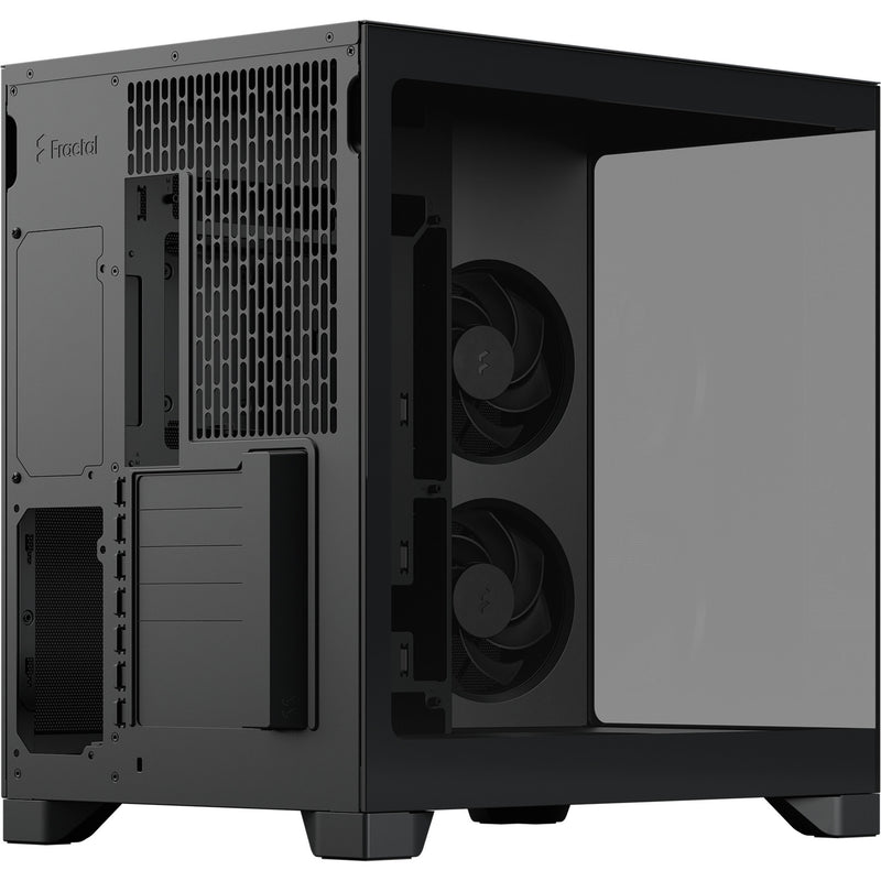 Cargue la imagen en el visor de la galería, Fractal design pop 2 vision midi tower behuizing (zwart | 1x usb-a | 1x usb-c | tempered glass)