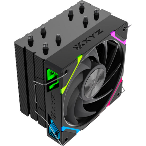 Laden Sie das Bild in Galerie -Viewer, Xyz pc gear thermax 4 rgb cpu-koeler (zwart, argb, pwm)