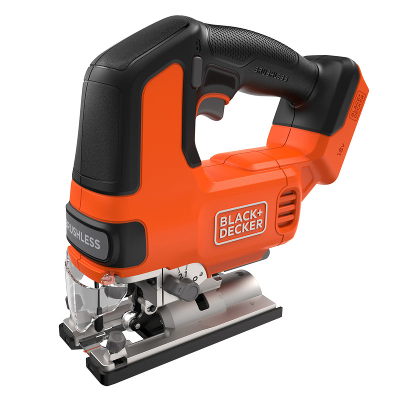 Laden Sie das Bild in Galerie -Viewer, Black+decker blcjs78n-xj 18v decoupeerzaag (zwart oranje, accu en oplader niet inbegrepen)