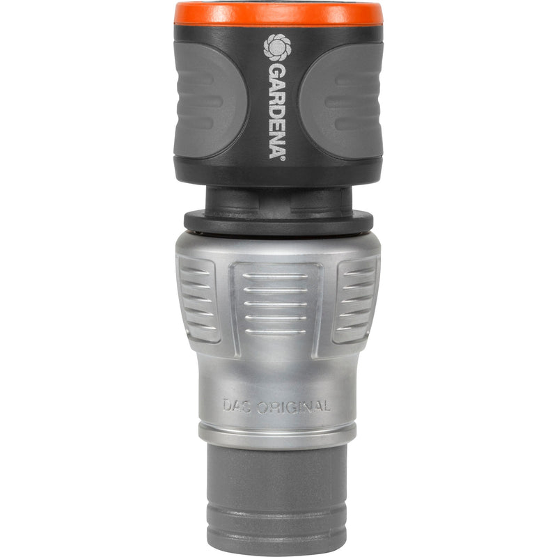 Load image into Gallery viewer, Gardena premium slangstuk 13 mm (1 2 ) - 15 mm (5 8 ) (grijs zilver, 18255-50)