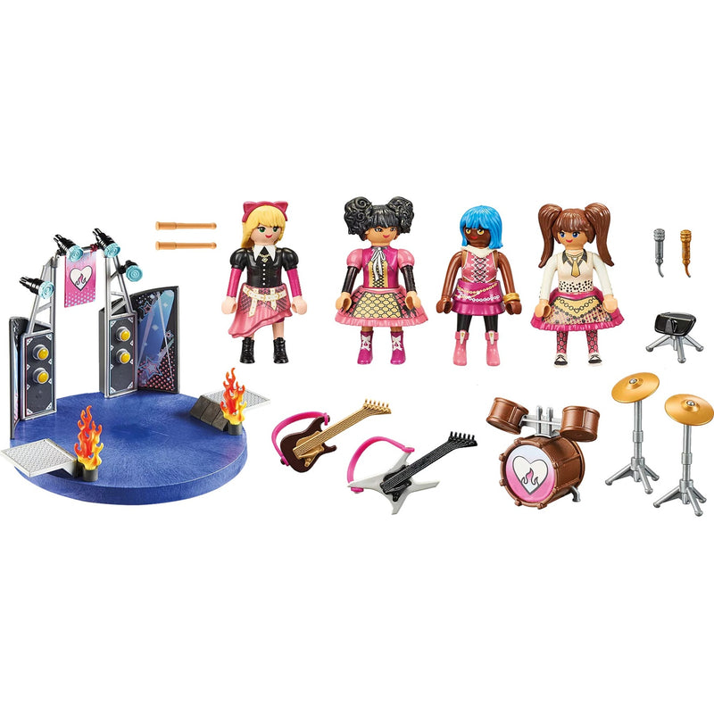 Load image into Gallery viewer, Playmobil city life - band constructiespeelgoed (71042)