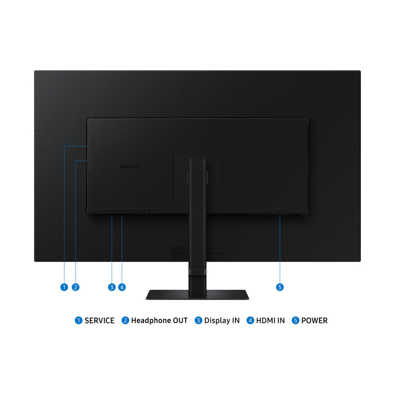 Chargez l'image dans la visionneuse de la galerie, Samsung viewfinity s7 s70d uhd 37 4k uhd monitor (zwart, 1x hdmi, 1x displayport, lan)