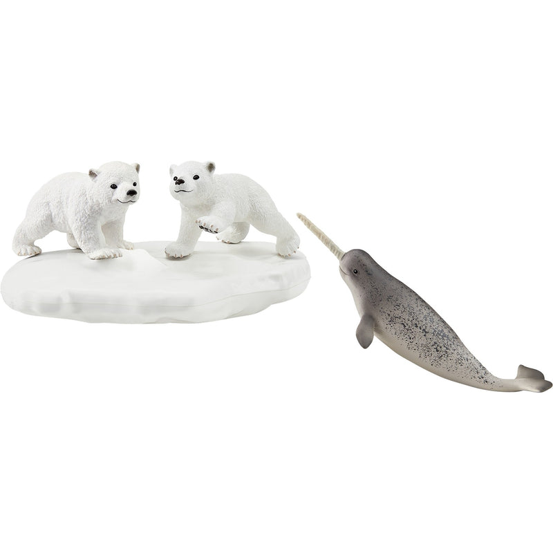 Load image into Gallery viewer, Schleich wild life - ijsberen glijfeestje speelfiguur