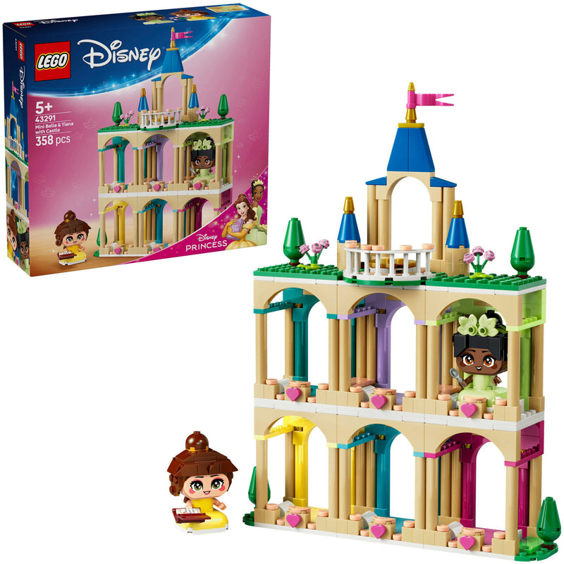 Load image into Gallery viewer, Lego disney princess 43291 mini belle en tiana met kasteel
