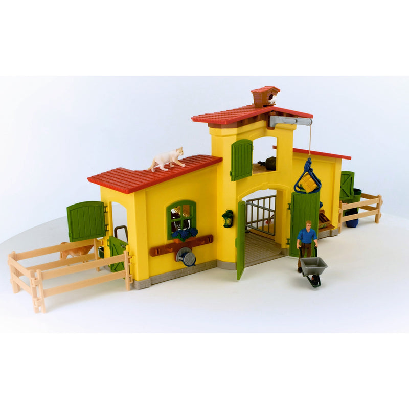 Load image into Gallery viewer, Schleich farm world - grote stal, geel speelfiguur