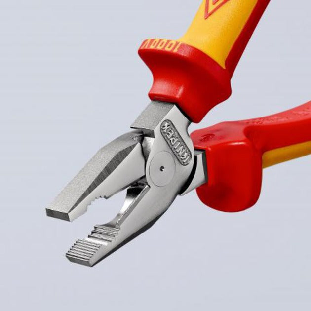 Load image into Gallery viewer, Knipex kracht-kombitang 02 06 180 vde combinatietang (rood geel, lengte 180mm)