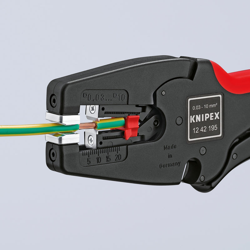 Load image into Gallery viewer, Knipex multistrip 10 automatische afstriptang 1242195 (zwart rood)