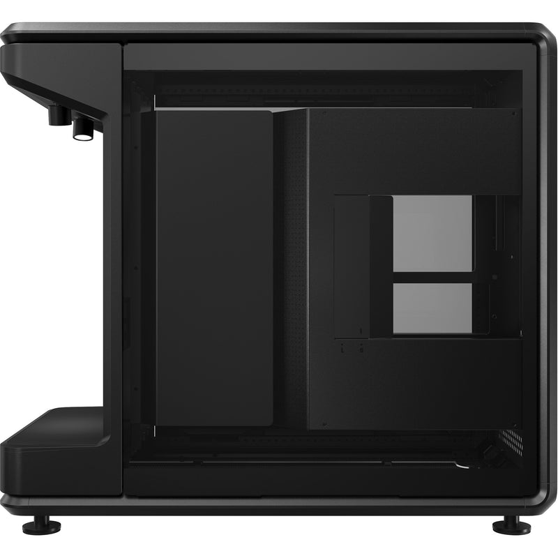 Load image into Gallery viewer, Cooler master masterframe 360 stage lcd midi tower behuizing (zwart | 2x usb-a | 1x usb-c | tempered glass)