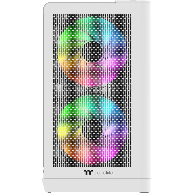 Load image into Gallery viewer, Thermaltake view 390 air snow midi tower behuizing (wit | 2x usb-a | 1x usb-c | tempered glass)