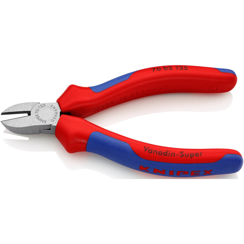 Load image into Gallery viewer, Knipex zijsnijtang 70 02 125 kniptang (rood blauw)