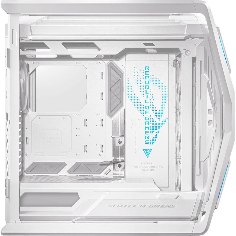 Load image into Gallery viewer, Asus rog hyperion gr701 big tower behuizing (wit | 4x usb-a | 2x usb-c | rgb | tempered glass)