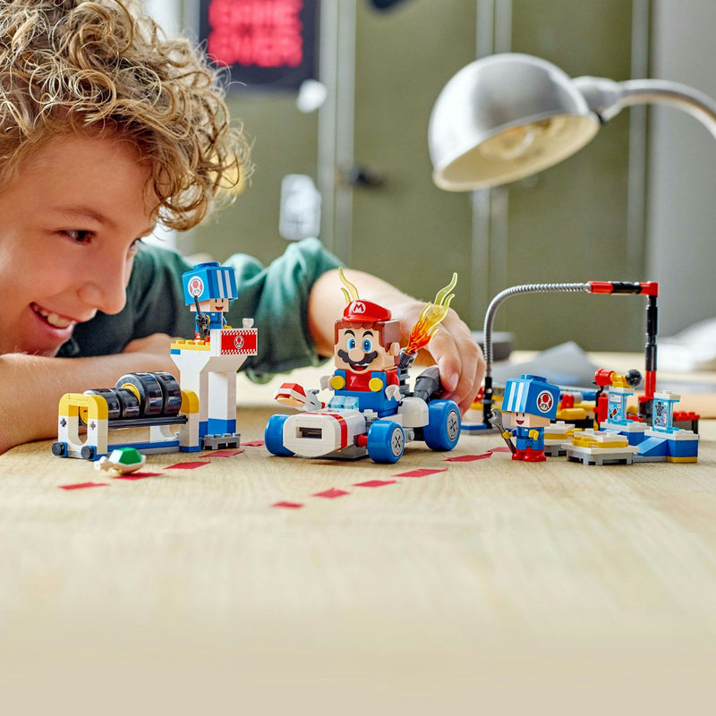 Chargez l'image dans la visionneuse de la galerie, Lego super mario - mario kart - toads garage constructiespeelgoed (72035)