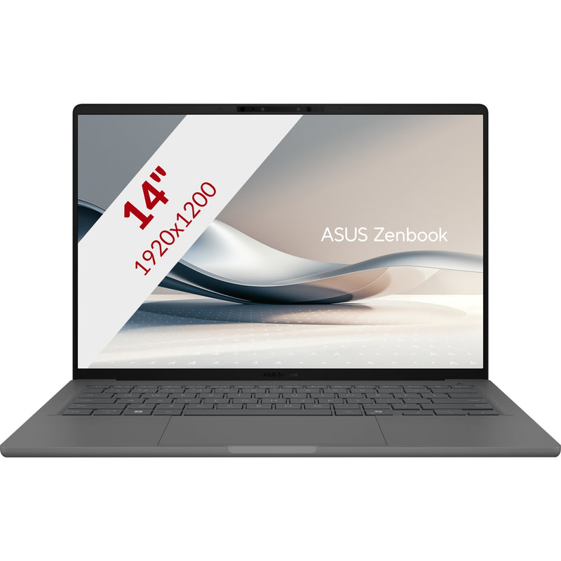 Afbeelding laden in galerijviewer, Asus zenbook a14 ux3407qa-qd237w 14 copilot+ laptop (grijs | snapdragon x1-26-100 | adreno gpu | 16 gb | 1 tb ssd)