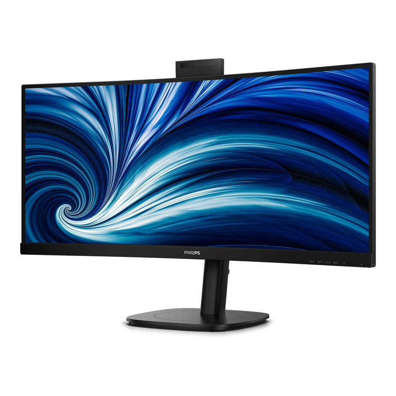 Cargue la imagen en el visor de la galería, Philips 34b2u3600ch 34 curved ultrawide monitor (zwart, 2x hdmi, displayport, 3x usb-a, usb-b, usb-c, rj-45)