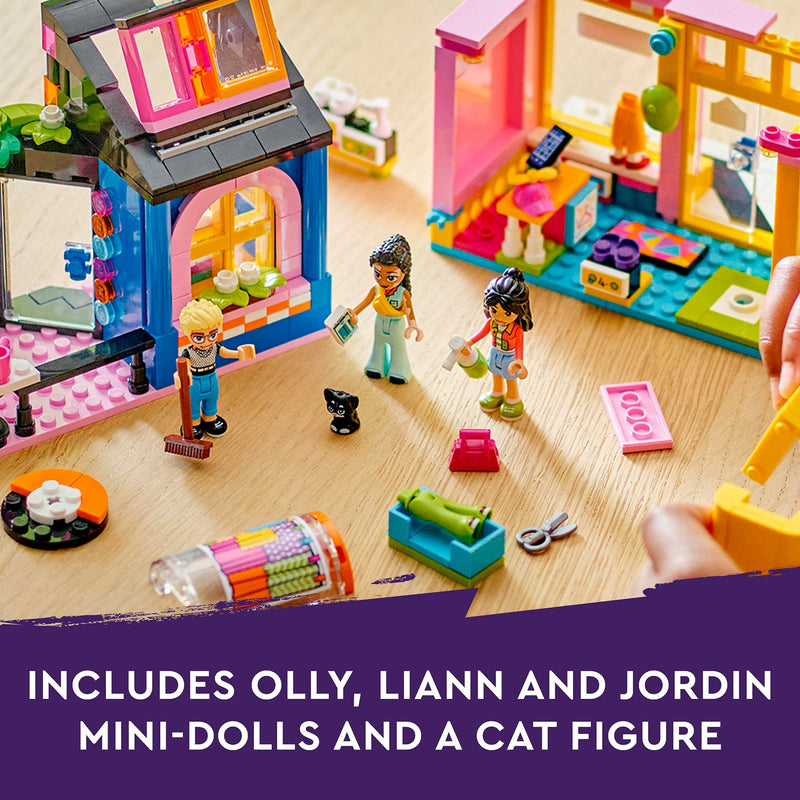 Load image into Gallery viewer, Lego friends - vintage kledingwinkel constructiespeelgoed (42614)