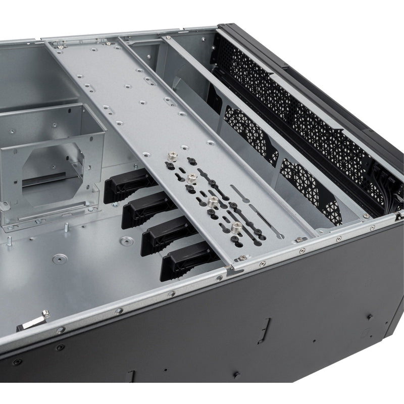 Load image into Gallery viewer, Silverstone rm52 server behuizing (zwart | 2x usb-a | 1x usb-c)