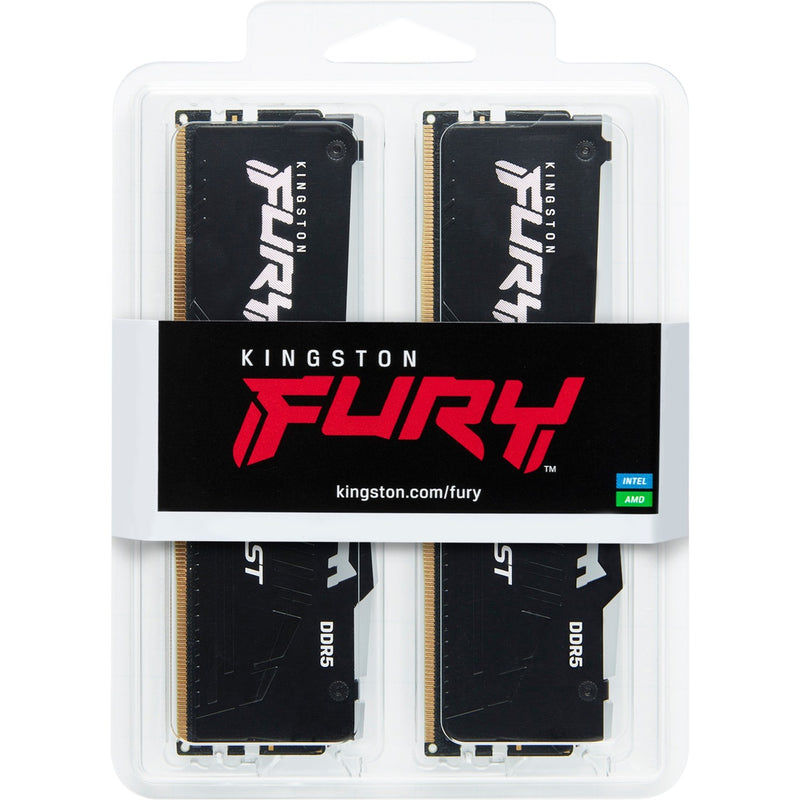 Afbeelding laden in galerijviewer, Kingston fury beast rgb 32 gb ddr5-5600 (2x 16 gb) werkgeheugen (zwart, kf556c36bbeak2-32, xmp 3.0, expo)