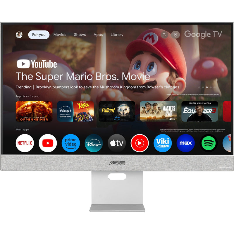 Load image into Gallery viewer, Asus zenscreen smart ms27uc 27 4k uhd monitor (grijs, displayport, hdmi, usb-c, audio, wlan, android 11)