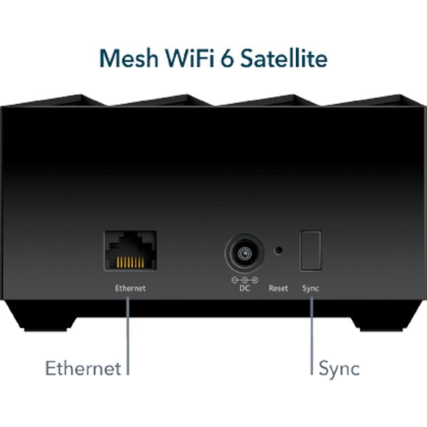 Load image into Gallery viewer, Netgear nighthawk mk73s mesh wifi 6 3-pack mesh router (zwart, 1x router, 2x satellieten )