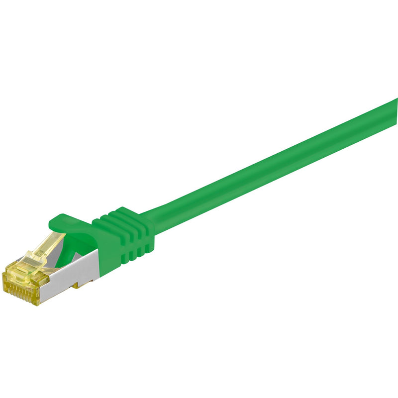 Afbeelding laden in galerijviewer, Goobay netwerkkabel rj-45 cat.6a s ftp (pimf), met cat.7 (groen, 2 meter)