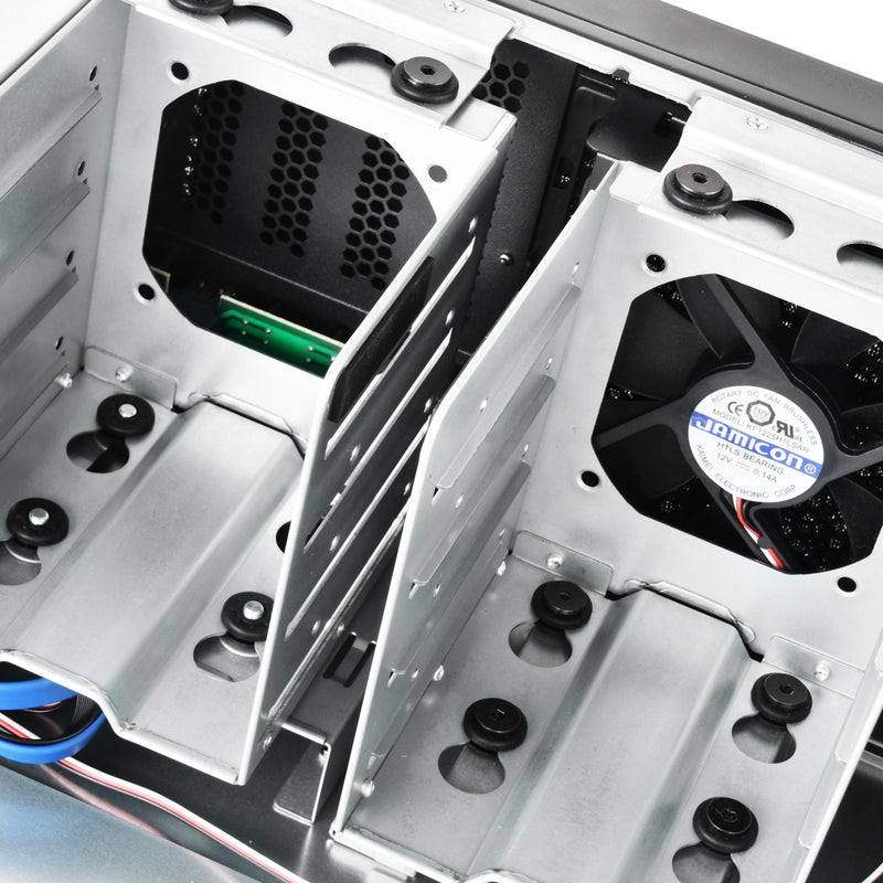 Load image into Gallery viewer, Silverstone rm400 rack behuizing (zwart | 2x usb-a 3.2 (5 gbit s))
