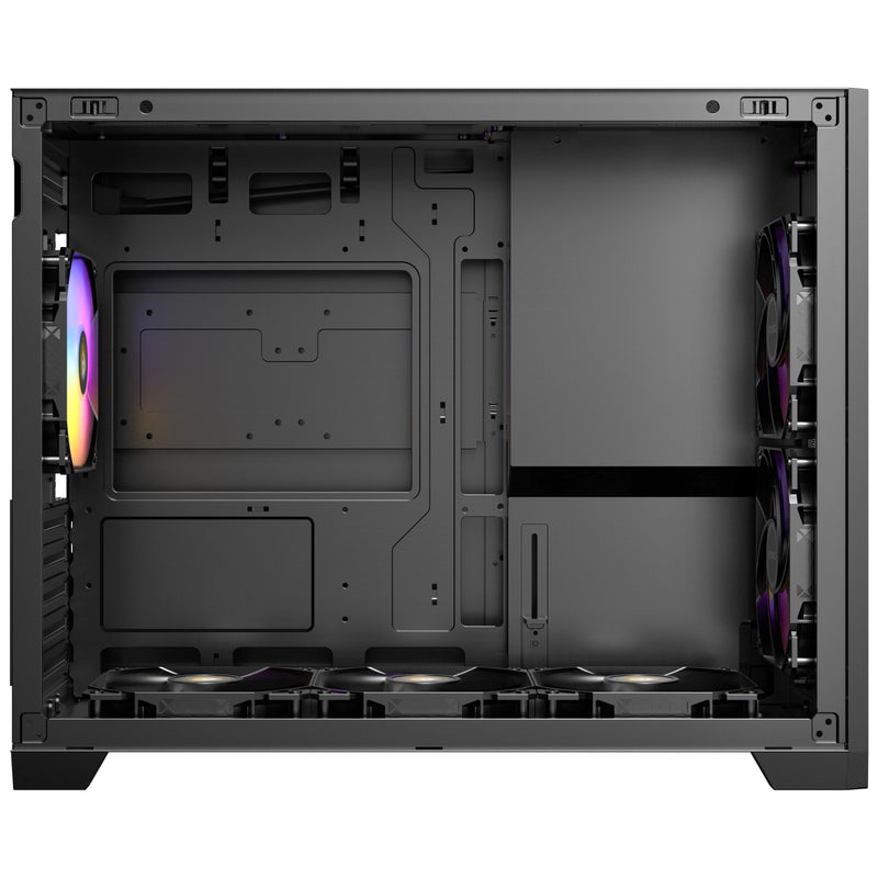 ギャラリービューアに画像をロードする, Antec flux m mini tower behuizing (zwart | 1x usb-a | 1x usb-c | tempered glass)