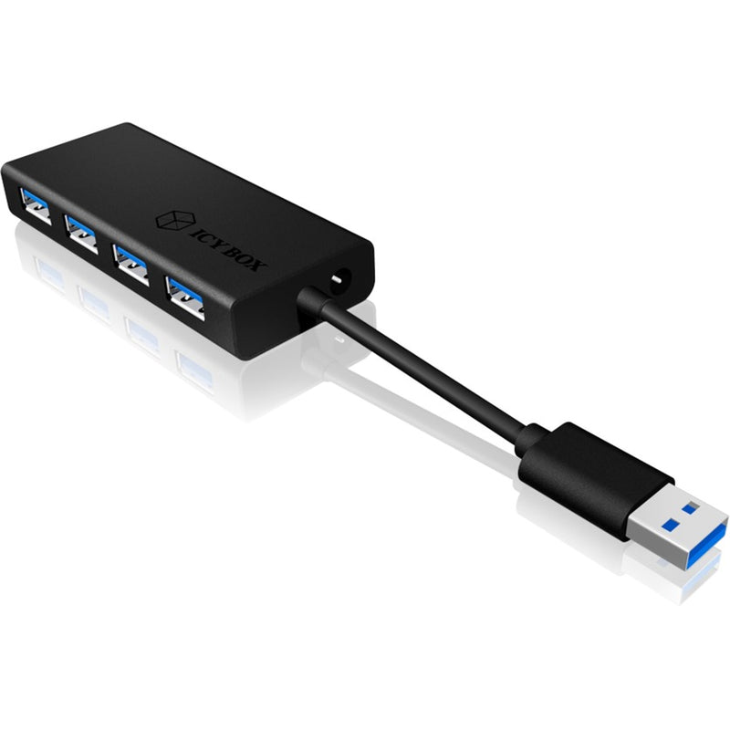 Cargue la imagen en el visor de la galería, Icy box ib-ac6104 usb 3.0 usb-hub (zwart)