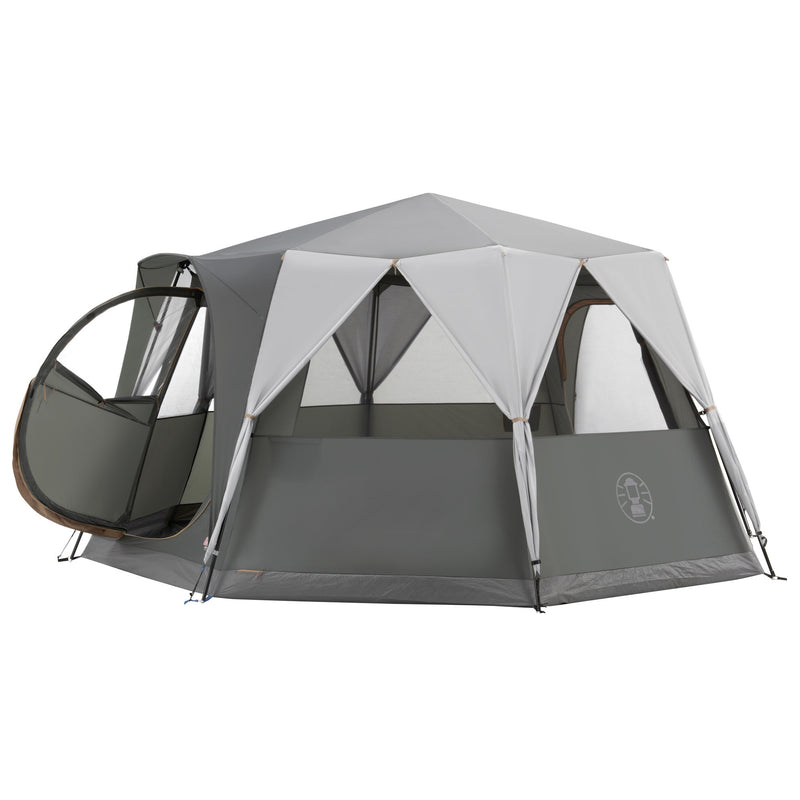 Afbeelding laden in galerijviewer, Coleman octagon 8 tent (grijs)