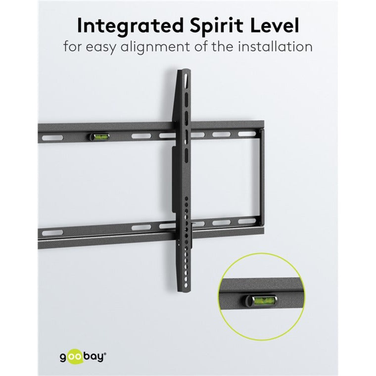 Load image into Gallery viewer, Goobay tv wall mount fixed 43 - 100 inch (109 - 254 cm), max. 70 kg wandmontage (zwart)