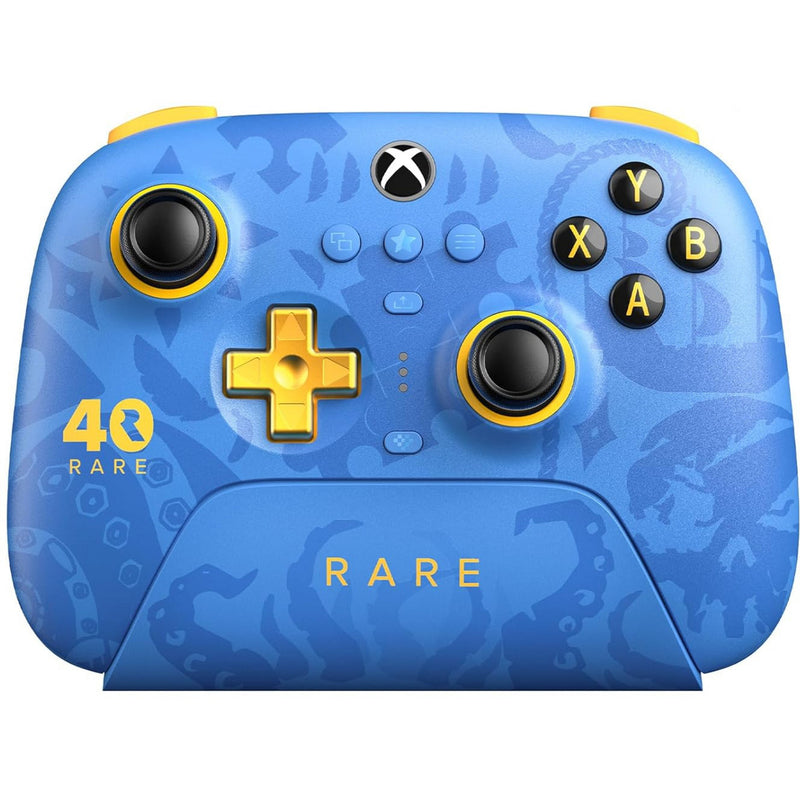Cargue la imagen en el visor de la galería, 8bitdo ultimate 3-mode controller for xbox - rare 40th anniversary edition (blauw goud, xbox series x|s, xbox one, pc, bluetooth usb-c 2.4 ghz )