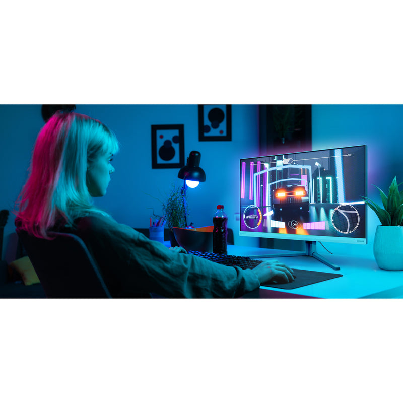 Afbeelding laden in galerijviewer, Philips evnia 27m2n5901a 27 4k uhd gaming monitor (wit, 2x hdmi, displayport, 2x usb-a, usb-b, usb-c, 160 hz 320 hz)