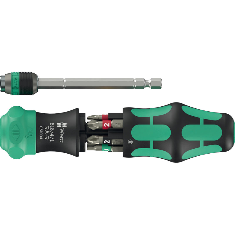 Load image into Gallery viewer, Wera kraftform kompakt 20 ra-r, 6‑delig bitset (zwart groen)
