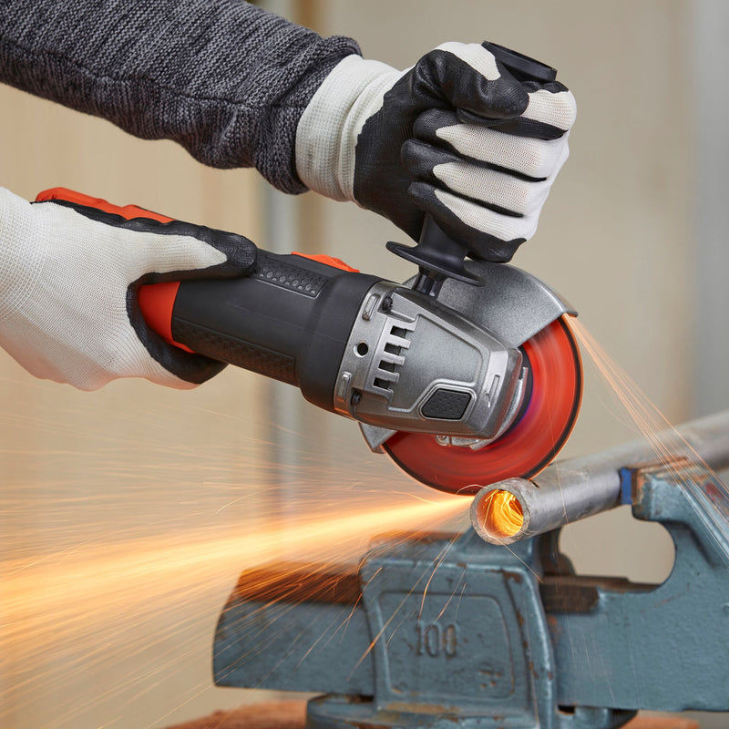 Afbeelding laden in galerijviewer, Black+decker beg220ka5-qs 900w 125mm haakse slijper met accessoires (oranje zwart)