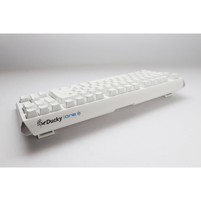 Load image into Gallery viewer, Ducky one 3 classic pure white tkl, toetsenbord (wit, us lay-out, cherry mx red, rgb led, double-shot pbt, hot-swappable, quack mechanics, 80%)